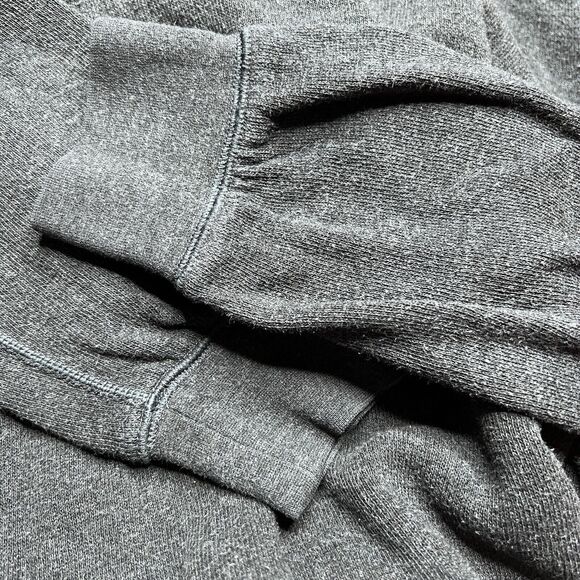 Nike Pullover Sweatshirt SMALL Standard Fit Sweater Dark Gray Swoosh Long Sleeve - Picture 11 of 12